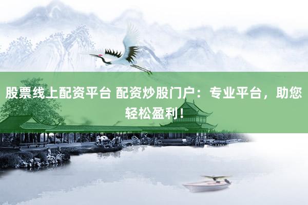 股票线上配资平台 配资炒股门户：专业平台，助您轻松盈利！