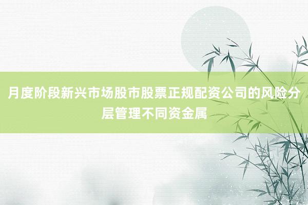 月度阶段新兴市场股市股票正规配资公司的风险分层管理不同资金属